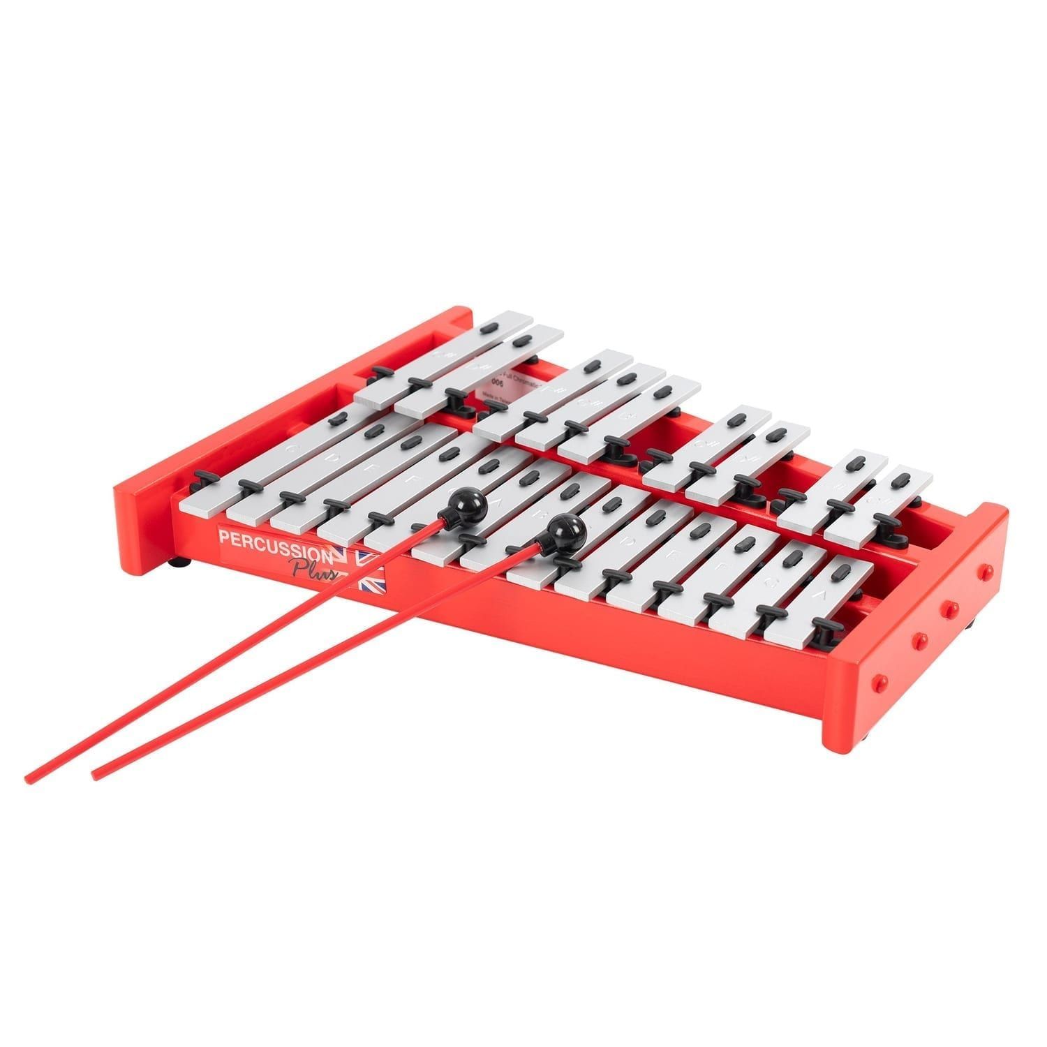 Percussion Plus Classic Red Box soprano
  fully chromatic glockenspiel