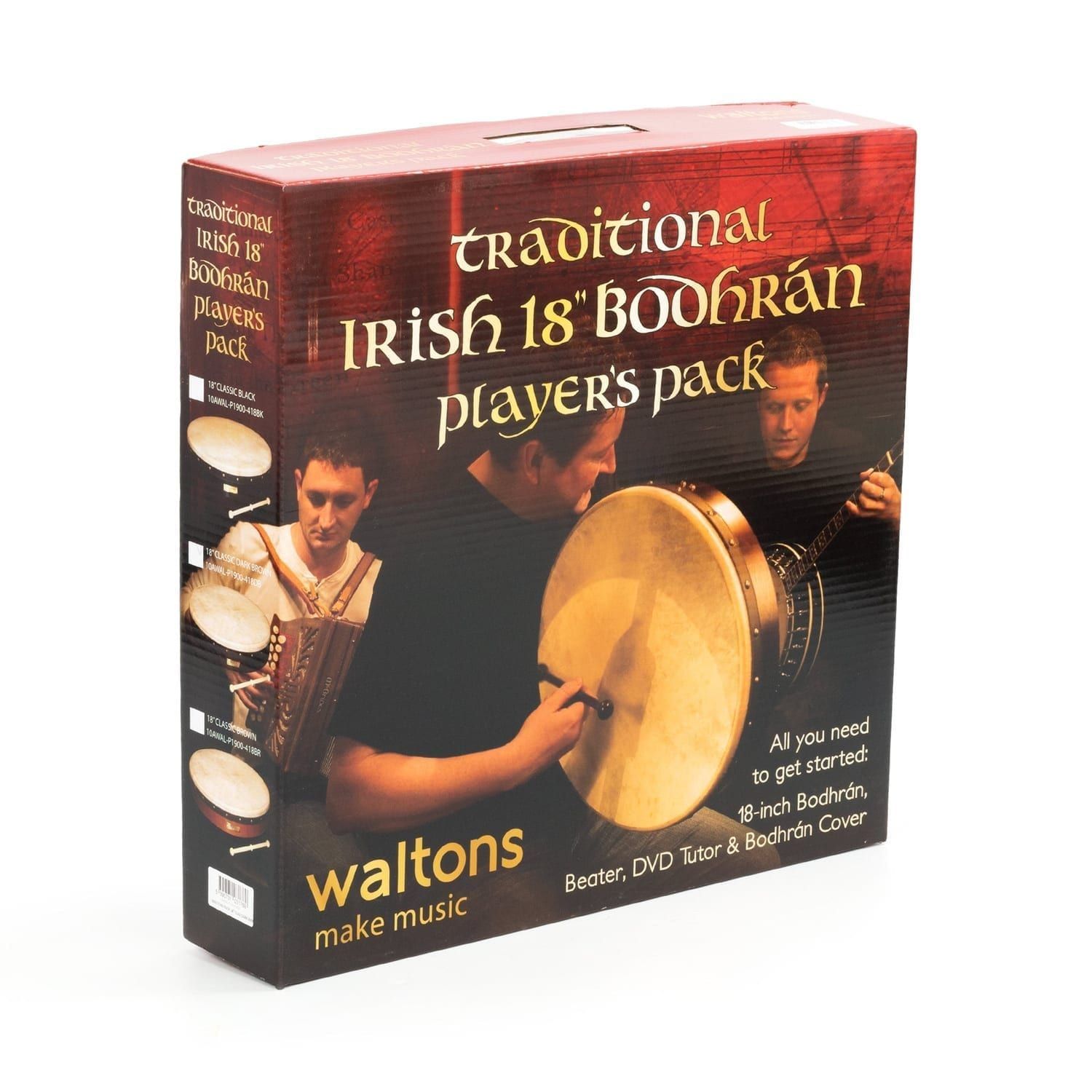 Percussion Plus 18" plain bodhrán +
  DVD