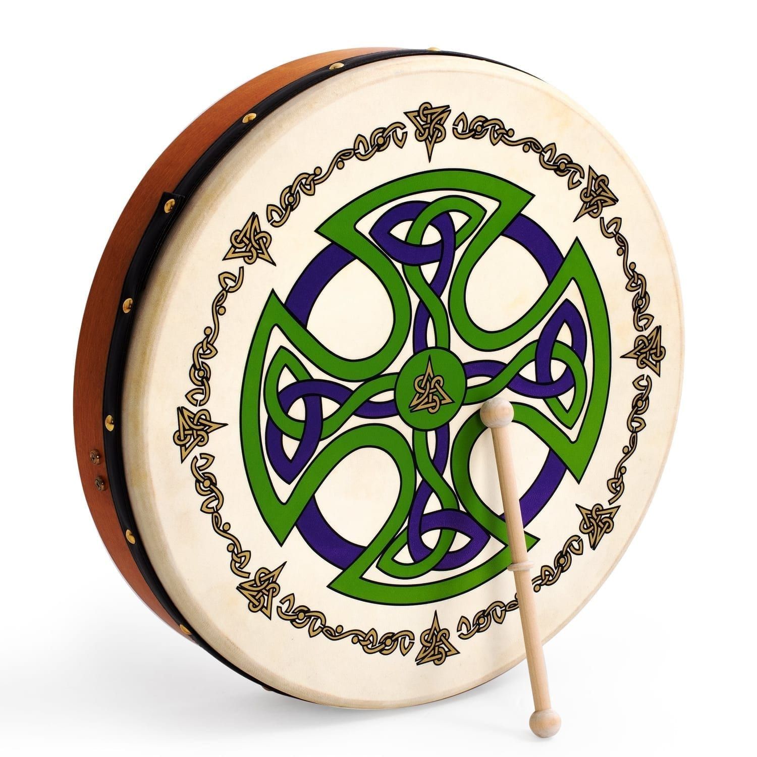 Percussion Plus bodhran 18" Brosna
  Cross with bag, tipper and DVD
