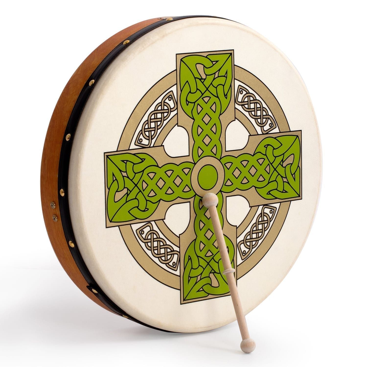 Percussion Plus bodhran 18" Cloghan
  Cross with bag, tipper and DVD