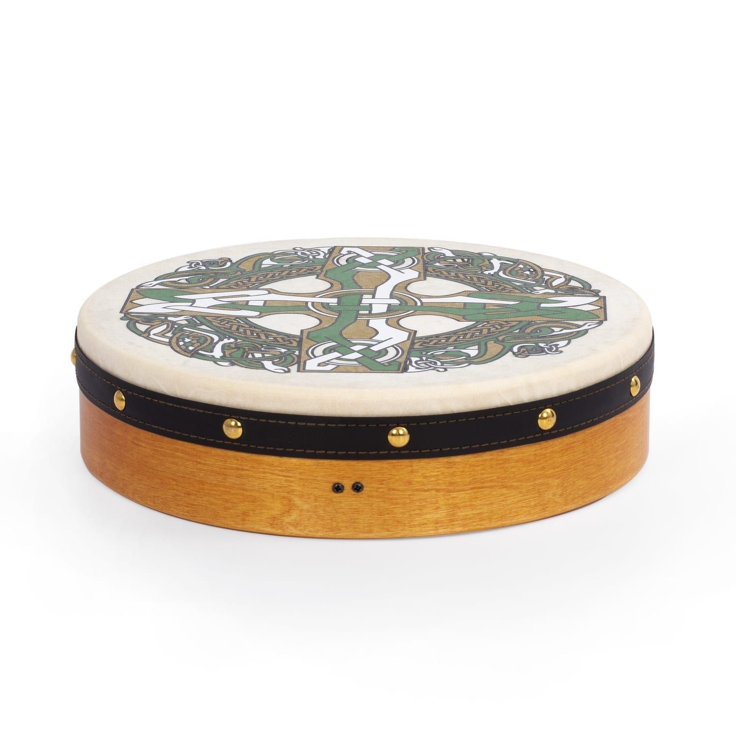 Percussion Plus bodhran 12" Gaelic
  Cross with tipper and DVD