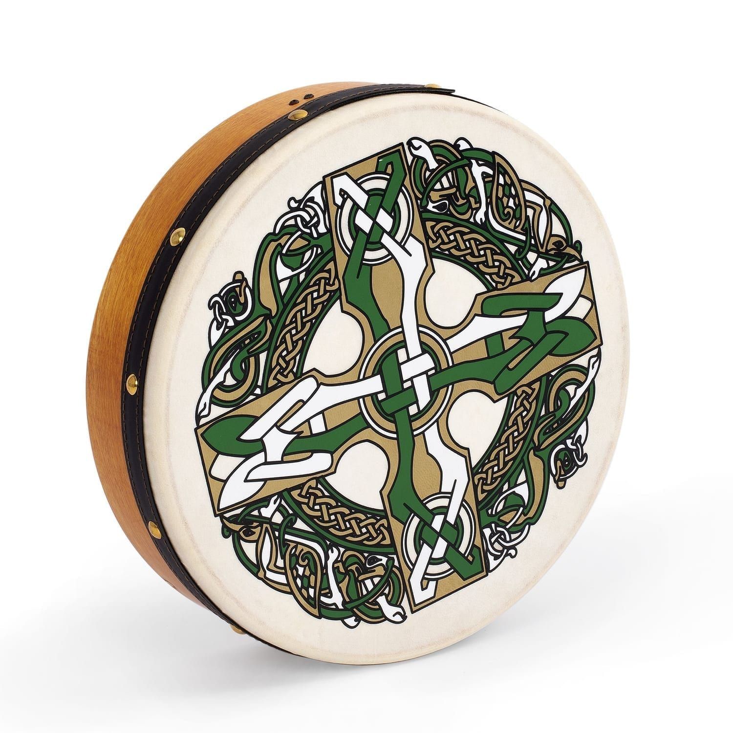 Percussion Plus bodhran 12" Gaelic
  Cross with tipper and DVD