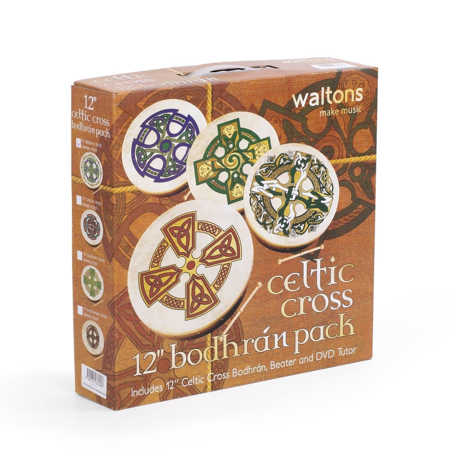 Percussion Plus bodhran 12" Brosna
  Cross with tipper and DVD