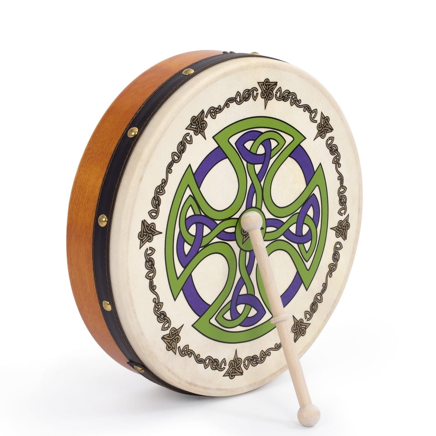 Percussion Plus bodhran 12" Brosna
  Cross with tipper and DVD