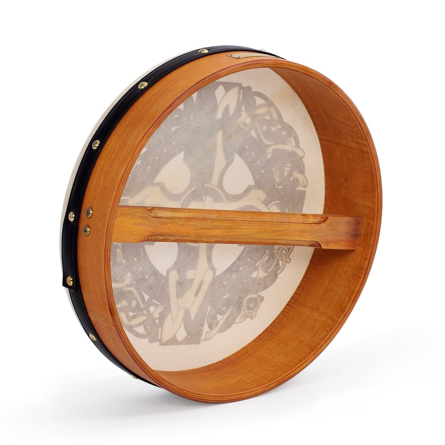 Percussion Plus bodhran 15" Gaelic
  Cross with bag, tipper and DVD