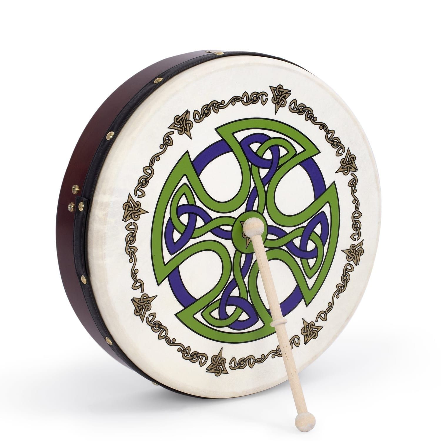 Percussion Plus bodhran 15" Brosna
  Cross with bag, tipper and DVD