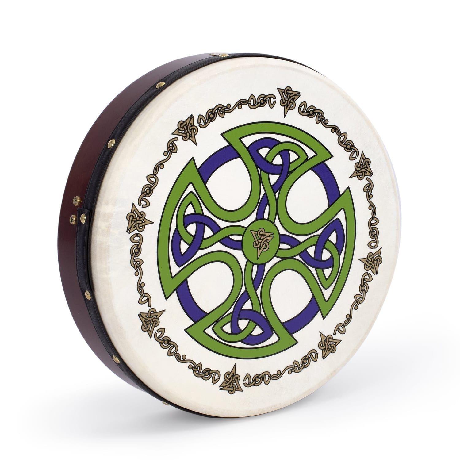 Percussion Plus bodhran 15" Brosna
  Cross with bag, tipper and DVD