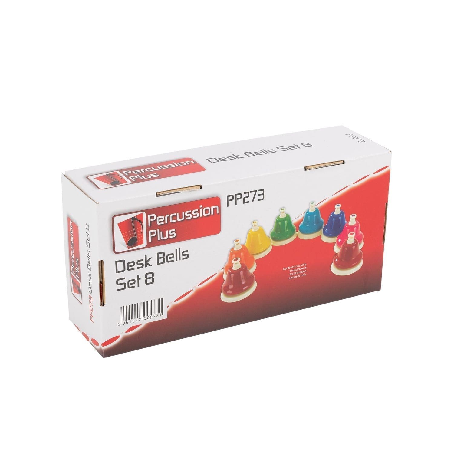 Percussion Plus PP273 set of 8 colour
  desk bells