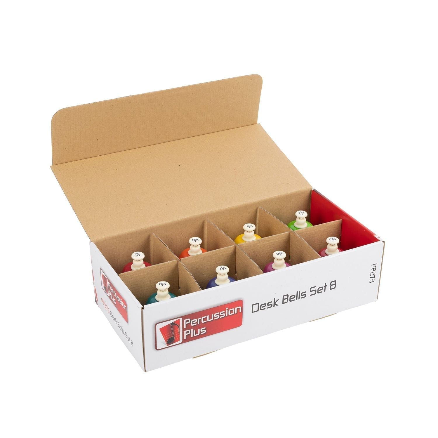 Percussion Plus PP273 set of 8 colour
  desk bells