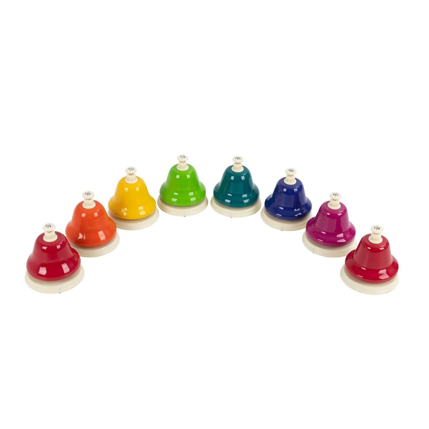 Percussion Plus PP273 set of 8 colour
  desk bells