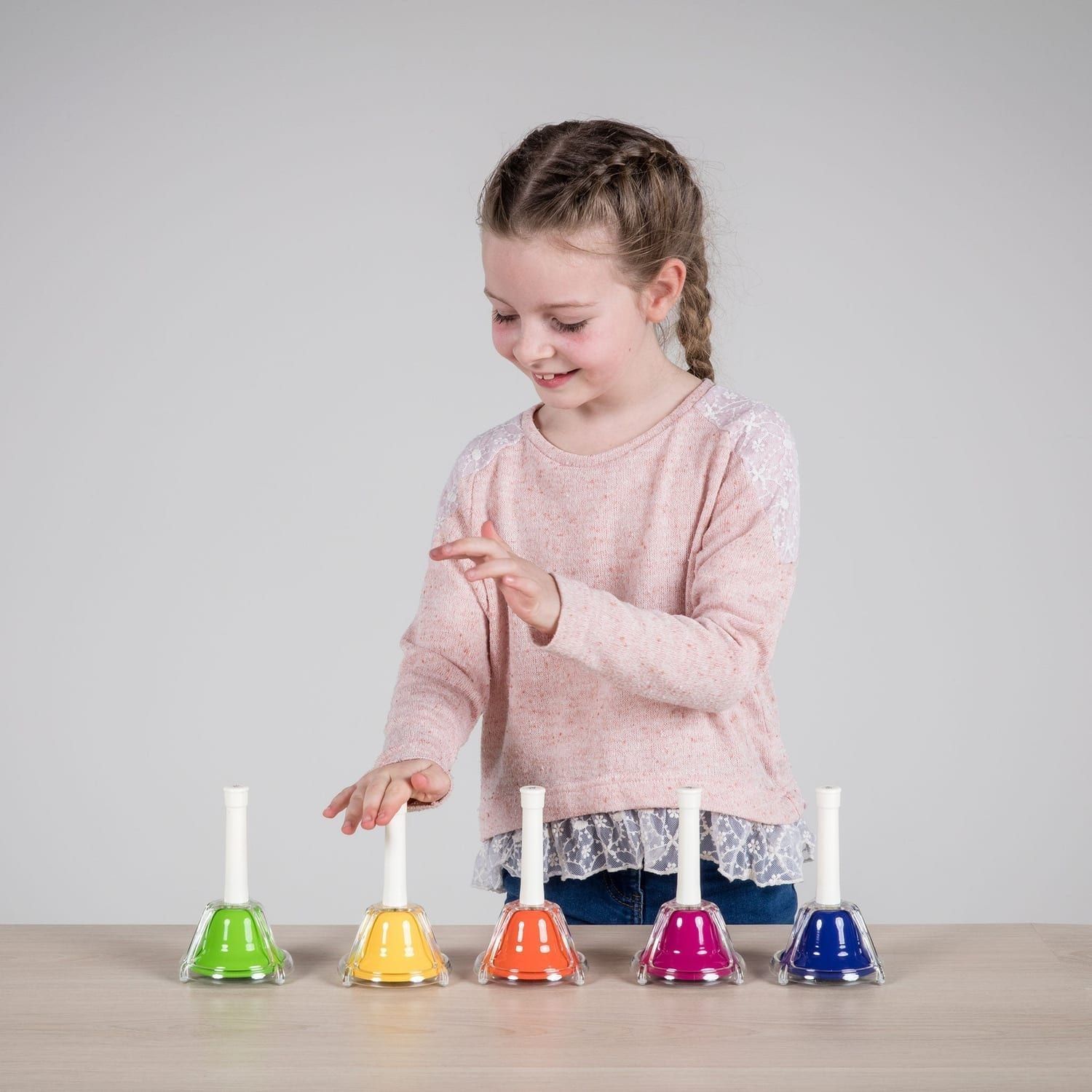 Percussion Plus combi hand bells - set of
  8