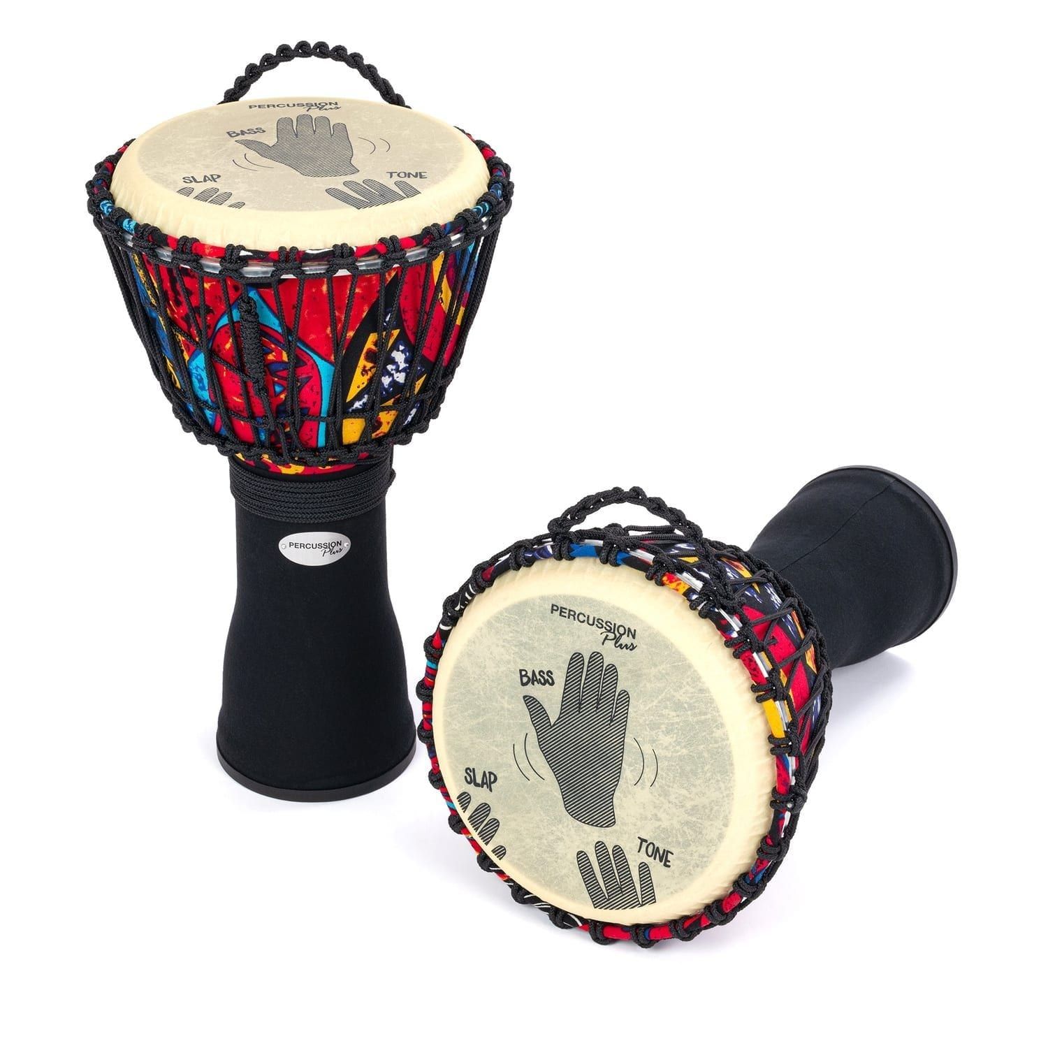 Percussion Plus Slap djembe - 8 inch
  diameter, 40cm high - rope tuned