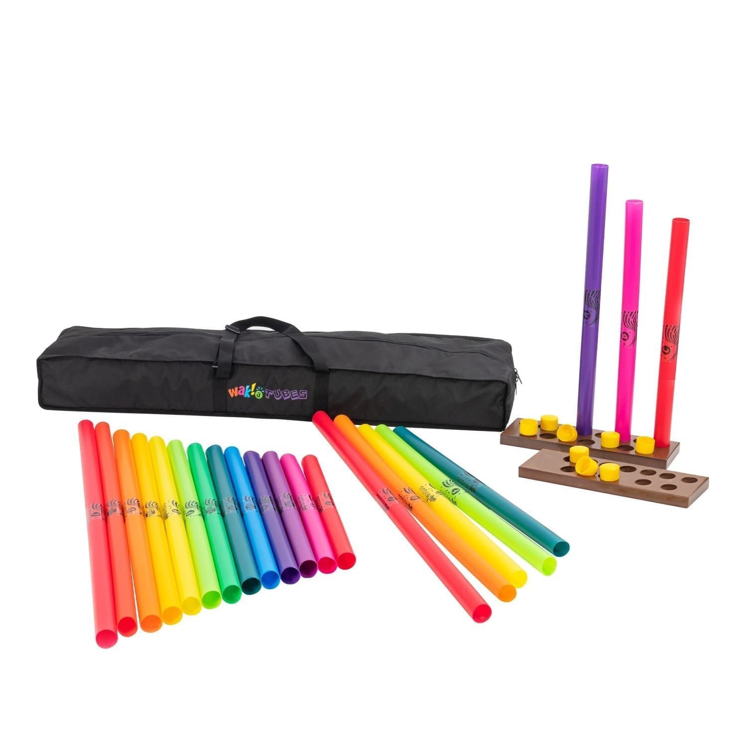 Wak-a-Tubes 21 player classroom pack – bass octave (with bag)