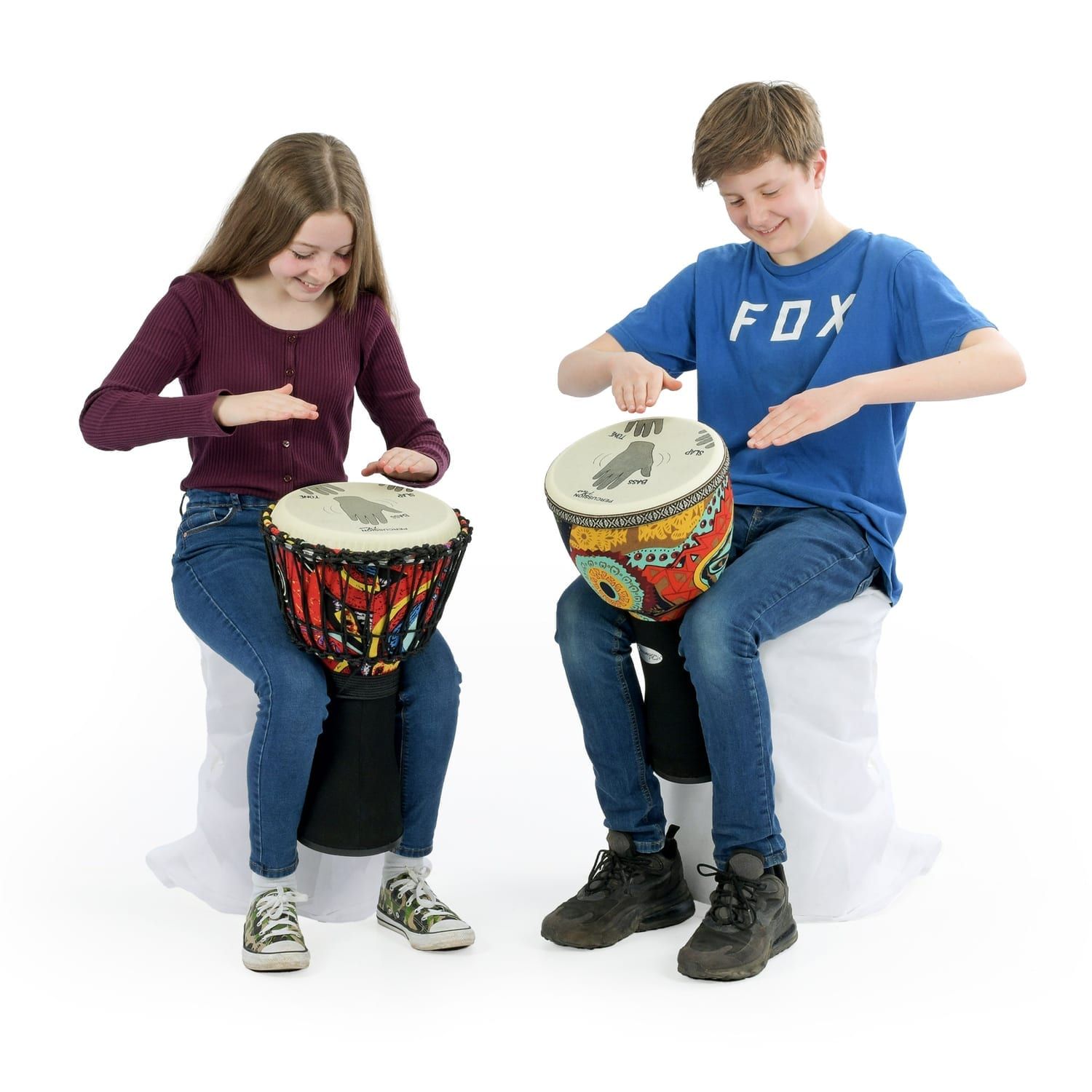 Action played - Percussion Plus Slap djembe - pretuned