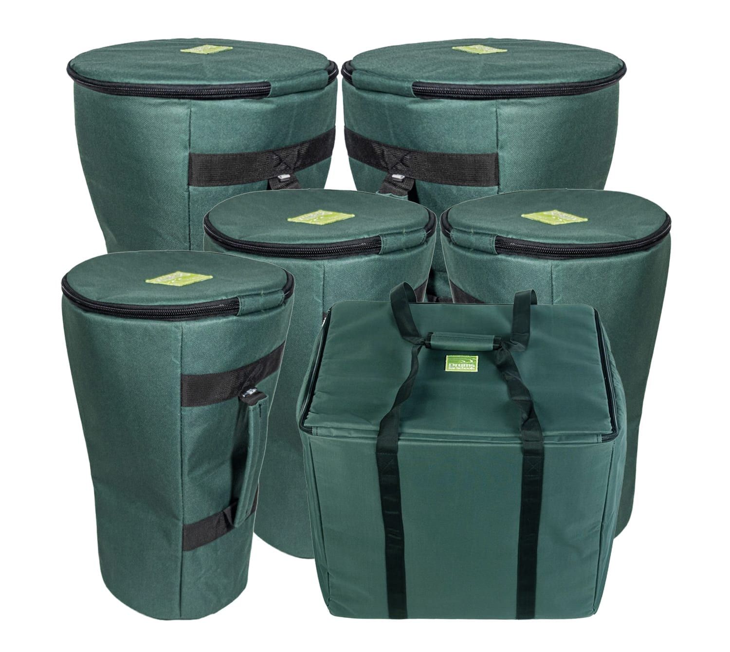 Image of CP-ADBAp10-w -Storage carry bag for 10 Primary WT djembe sets