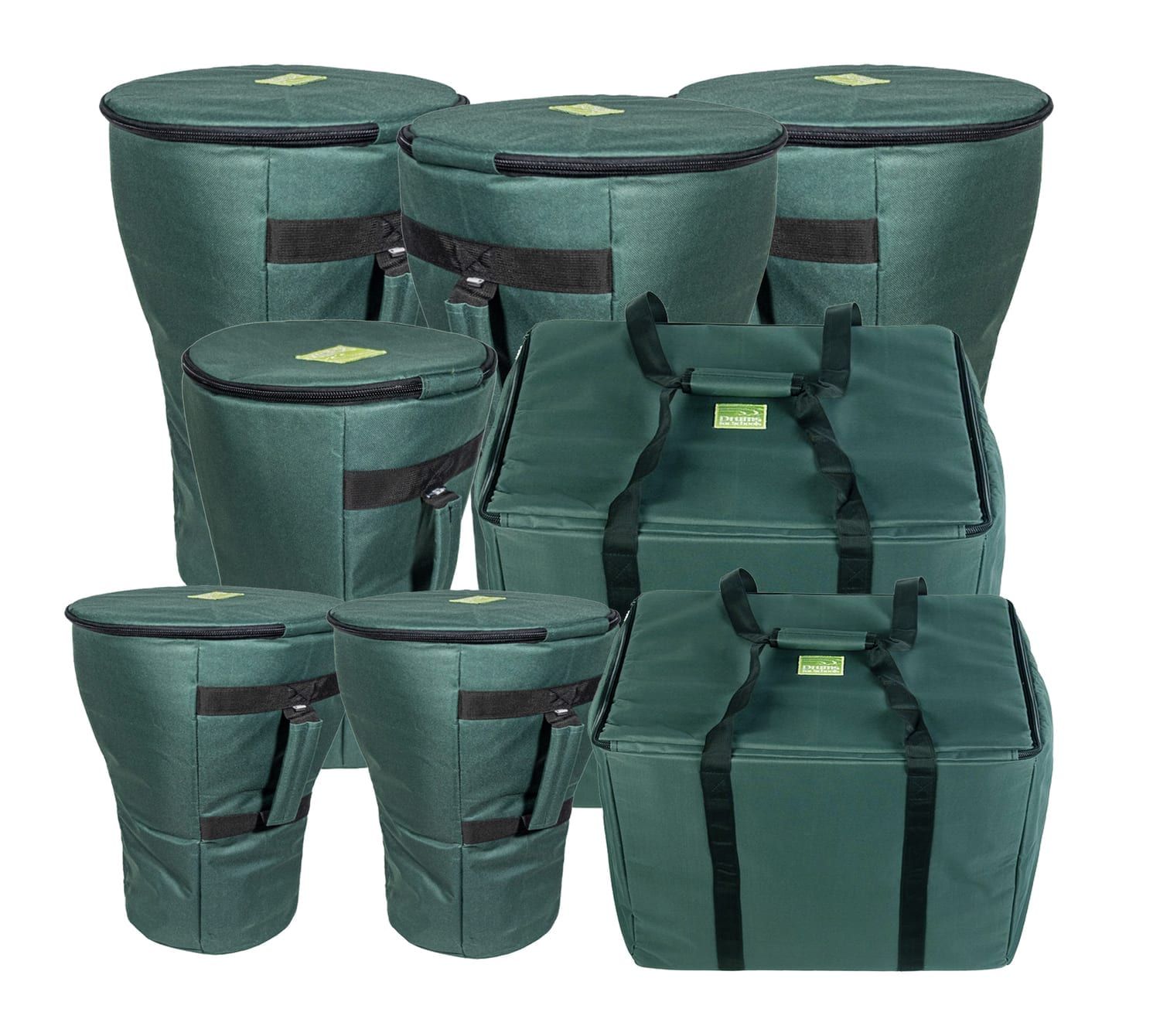 15 Wide Top Primary Djembe Drums Storage - Heavy Duty Nylon Bag