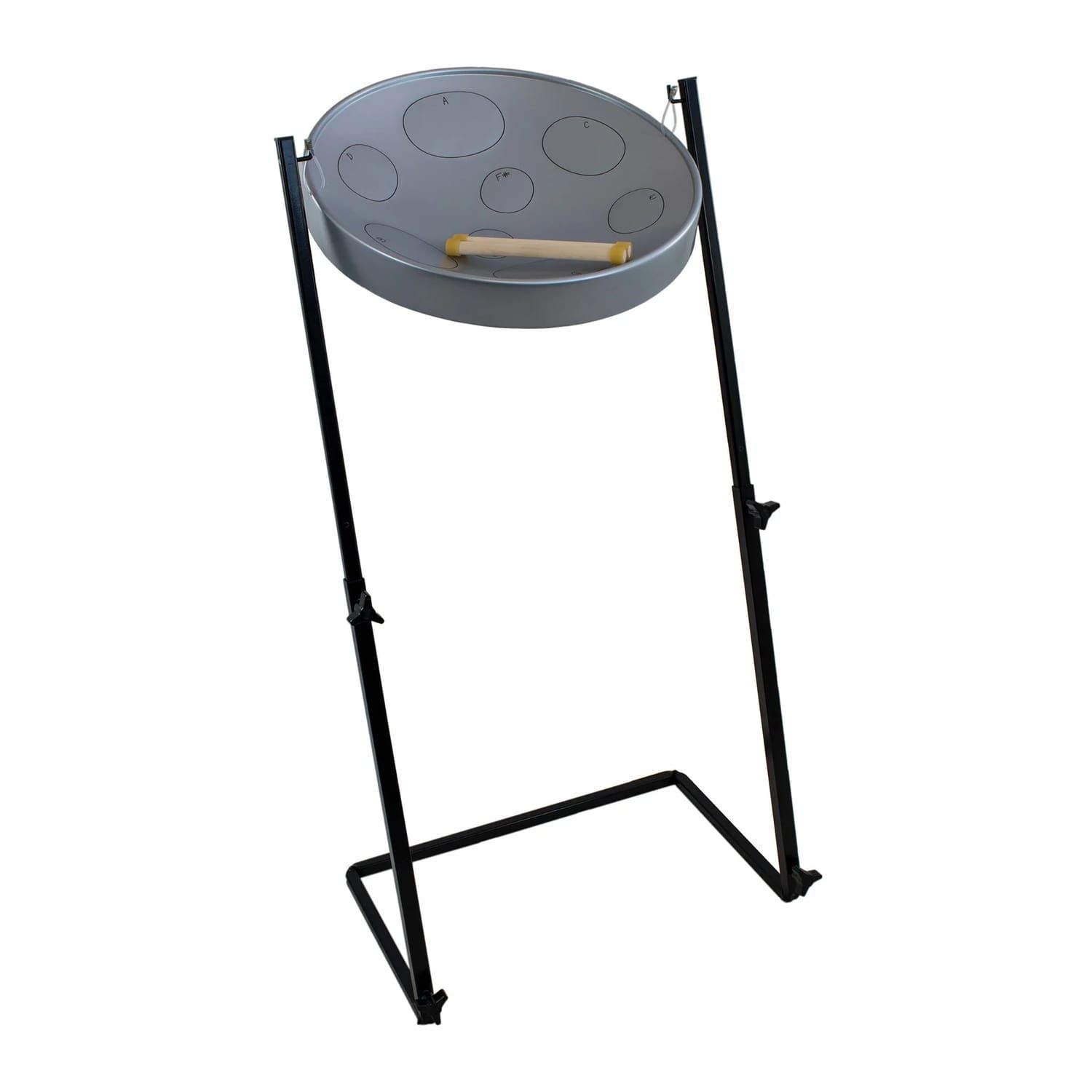 Jumbie Jam Steel Pan - adjusted stand