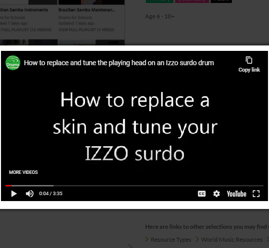 Brazilian Samba - Video, Maintenance