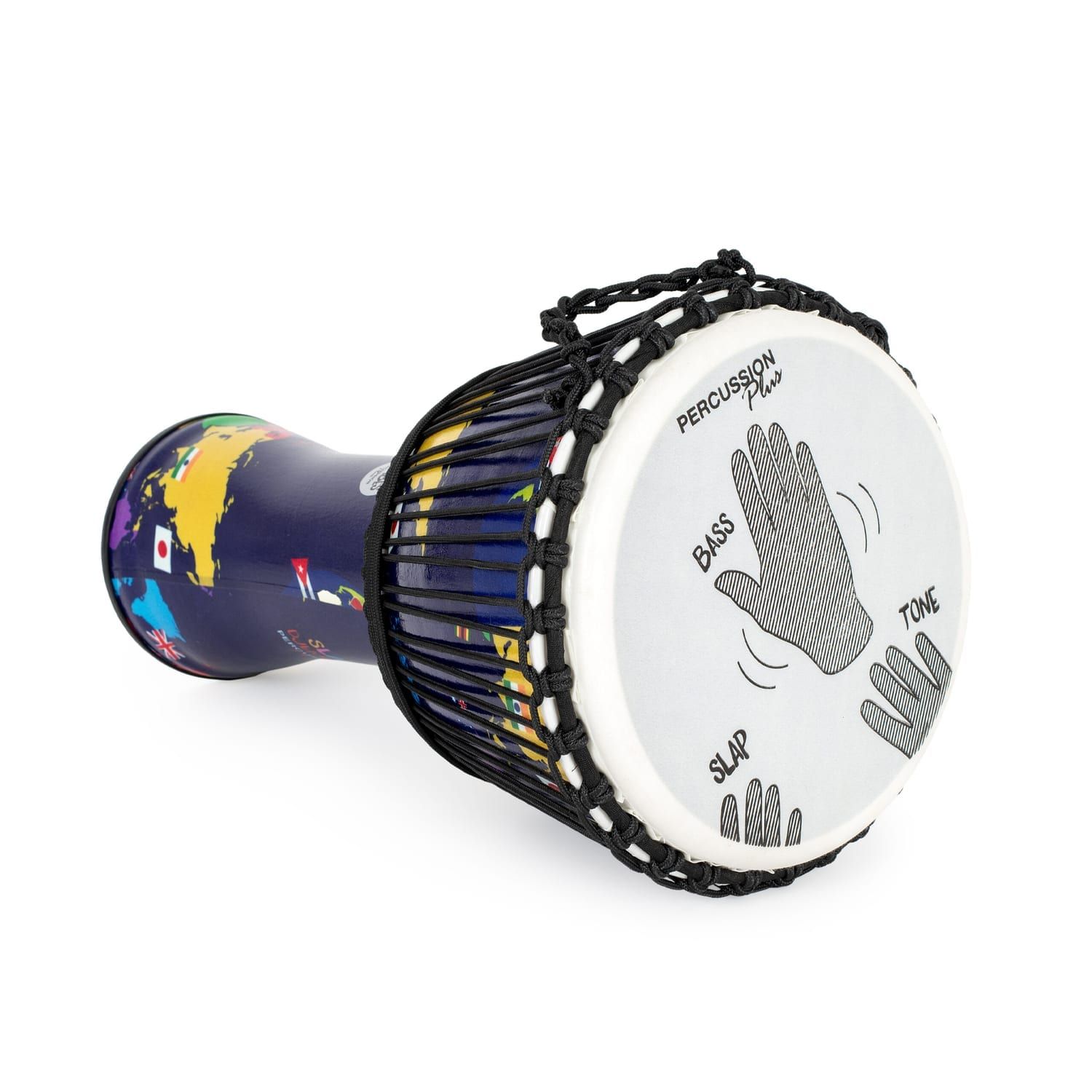 World Slap Synthetic Djembe with Tuning Guide (12")