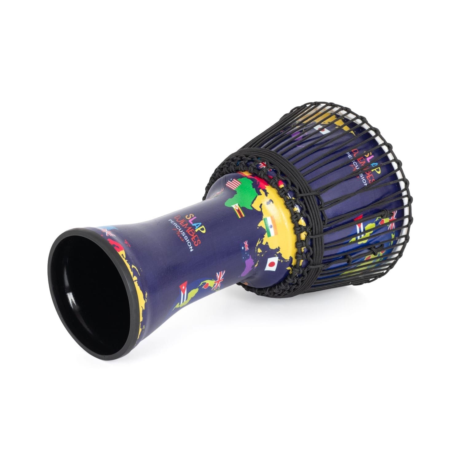 World Slap Synthetic Djembe Drum (12", Side View)
