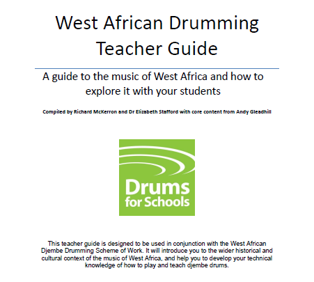 West African Drumming - Teacher Guide cover