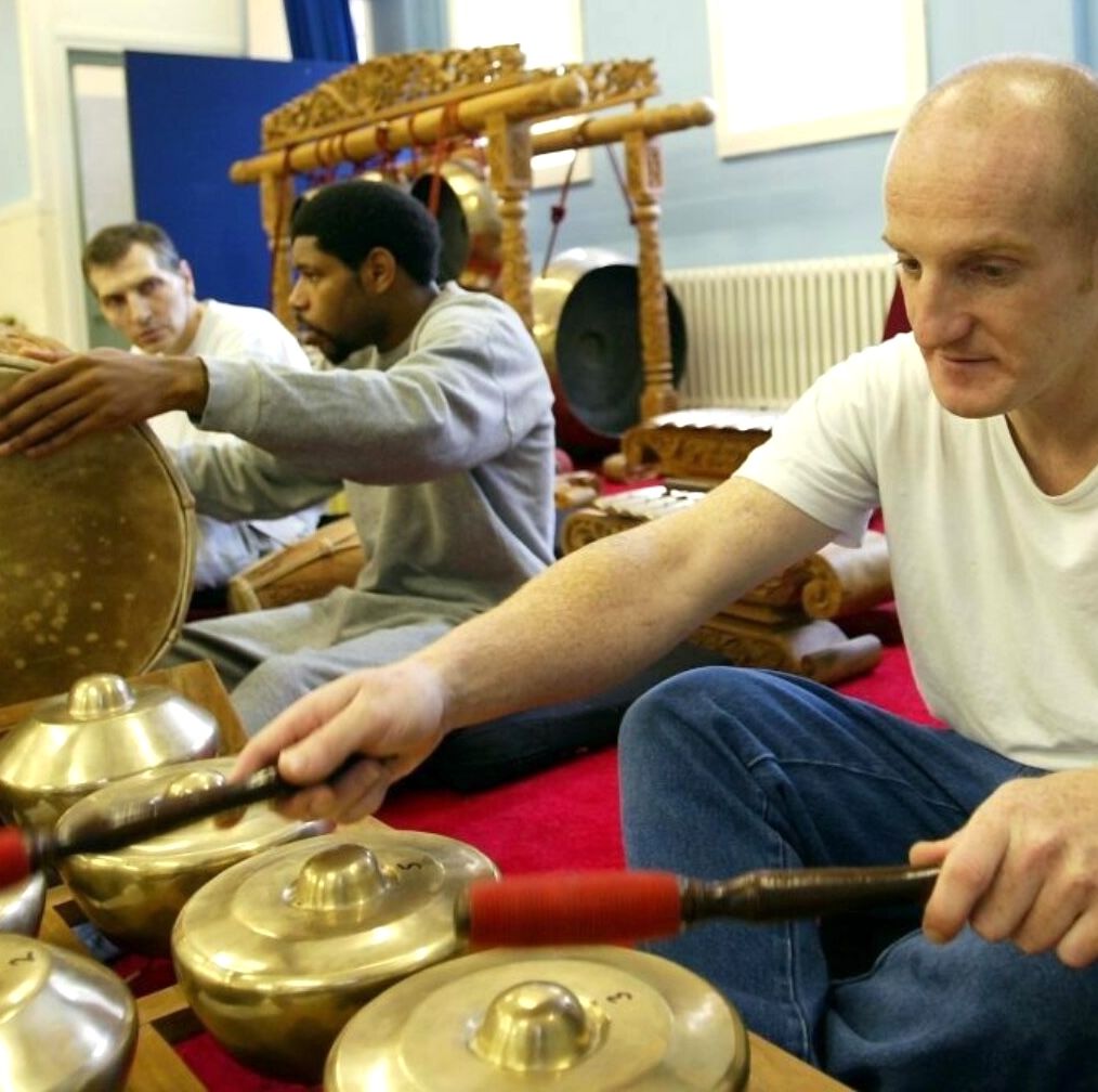 Gamelan workshop at HMP Peterborough