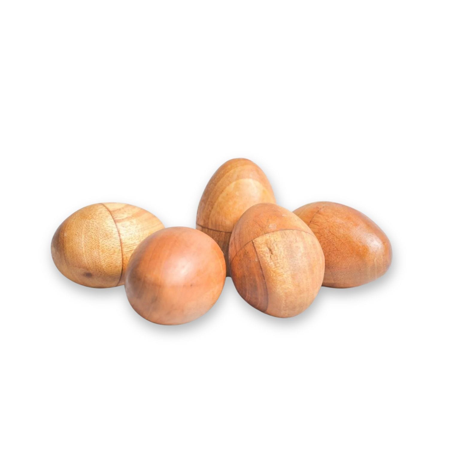 WP egsh07 5 Egg Shakers Natural 5 eggs