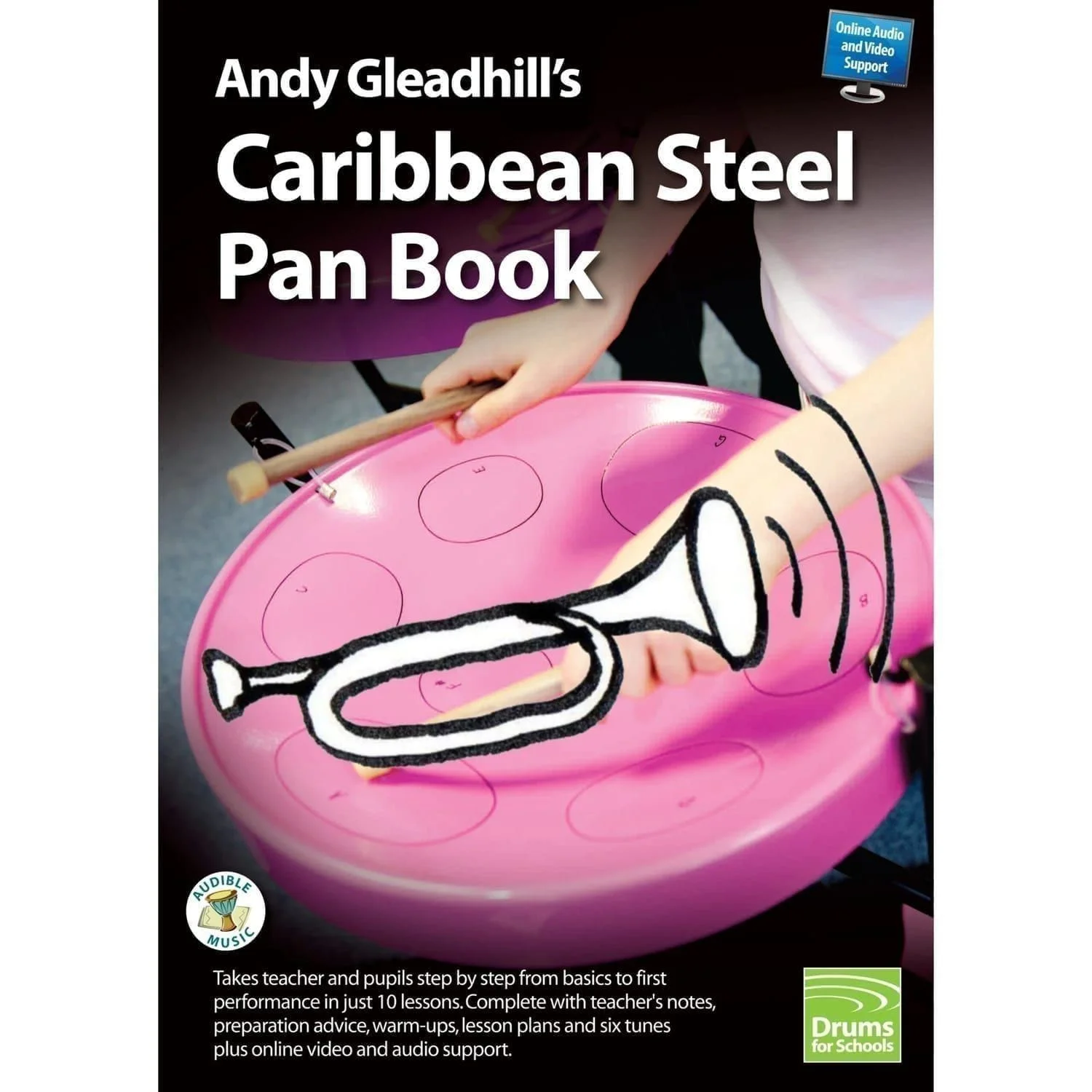 Andy Gleadhills Caribbean Steel Pan Book audio cover