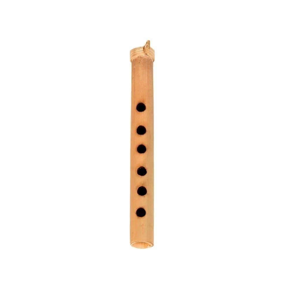 Gamelan - Flute (Suling) - 18cm, bamboo, upright shot.