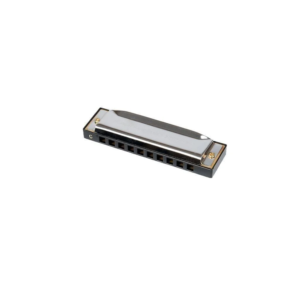 Harmonica Mouth Organ in C: 10-hole diatonic with Protective Case