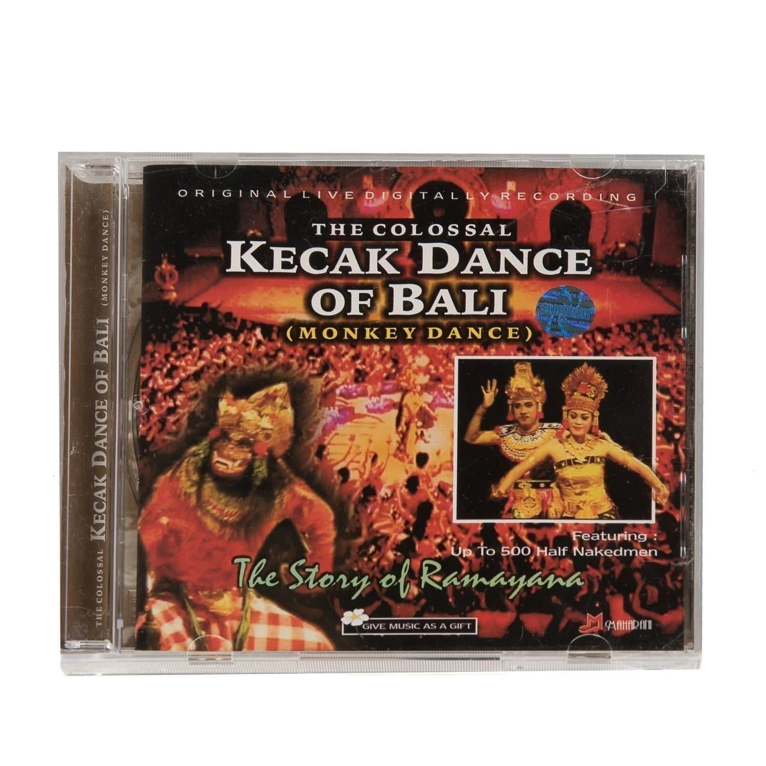 This is a product image of the cover of the Kecak Dance of Bali CD.
