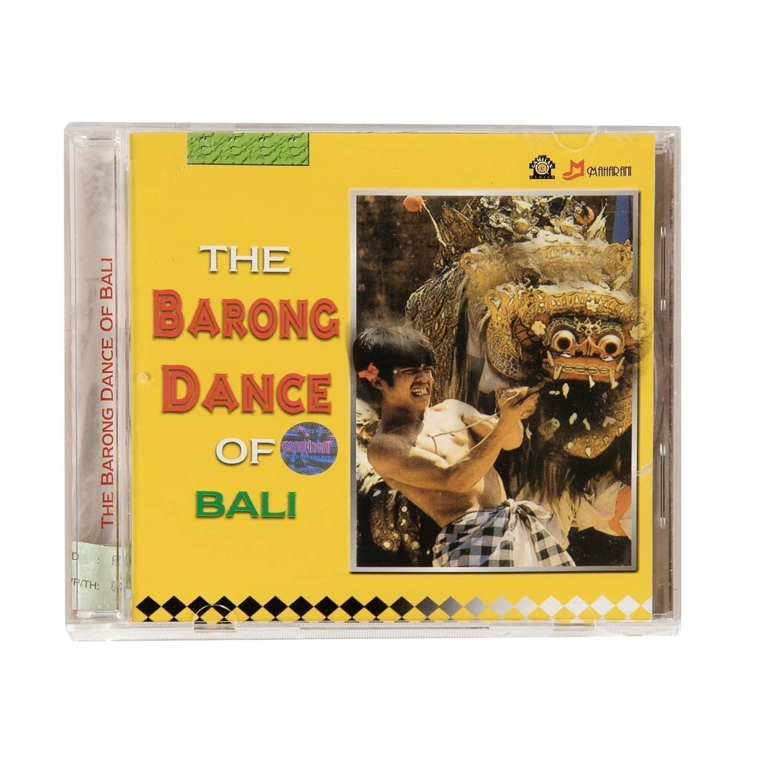 This is a product image of the cover of The Barong Dance of Bali: The Dance Drama of Singapadu Village CD.