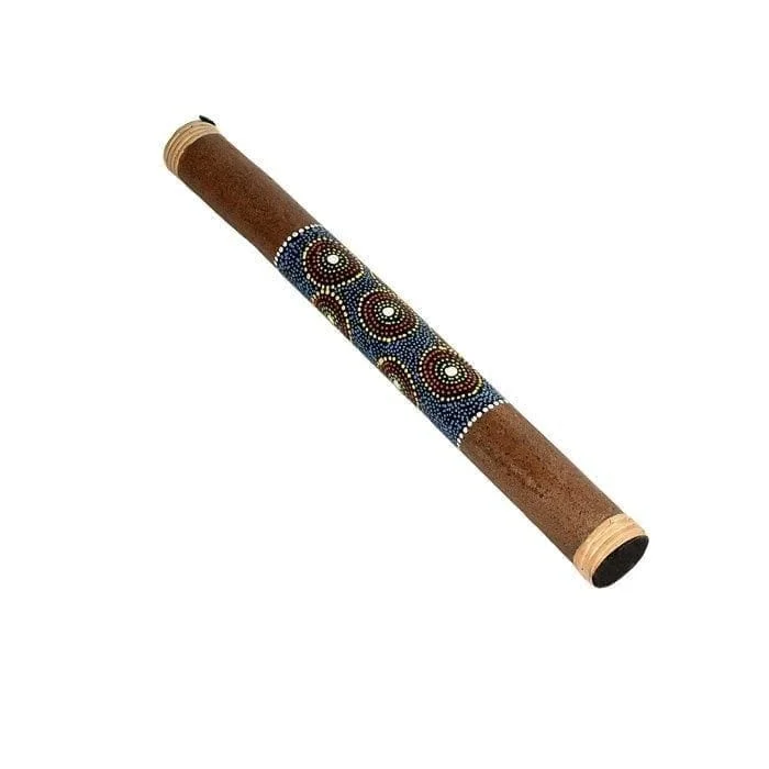 Rainstick 60cm bamboo painted main