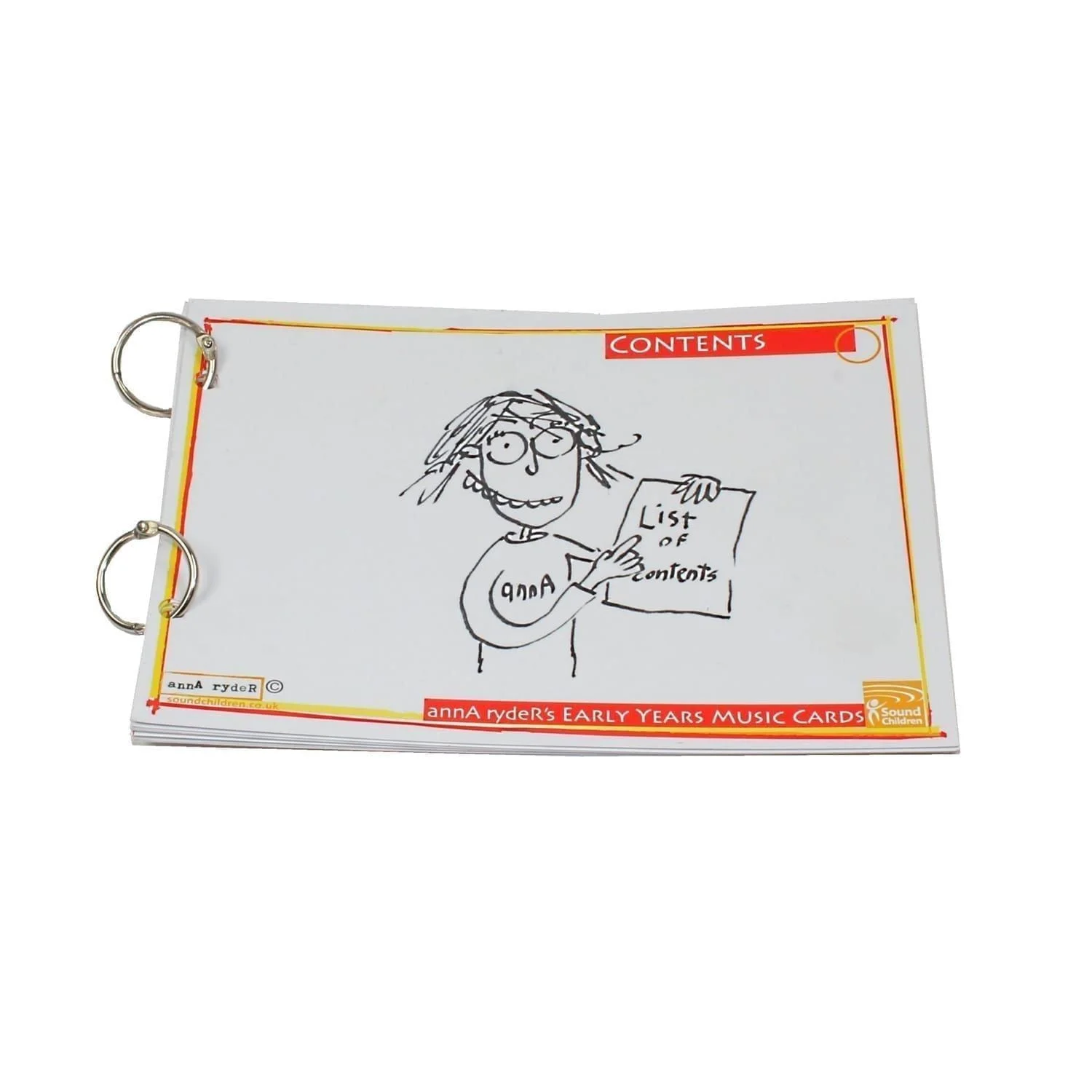 This is a product image of annA rydeRs Music Cards set of 10