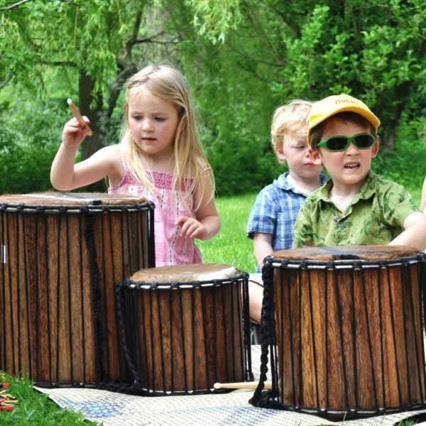 Early years drumming activity