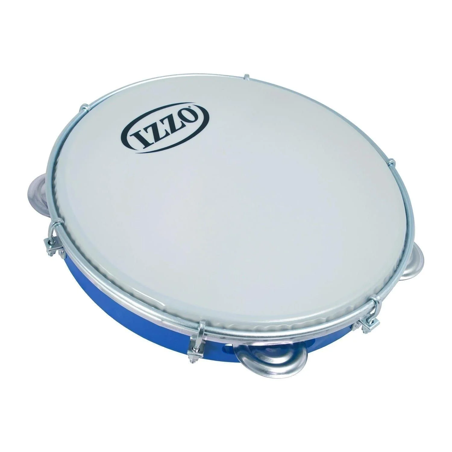 BS-pand10-Izzo - Pandeiro 10in diameter, Izzo - IZ3430-blue