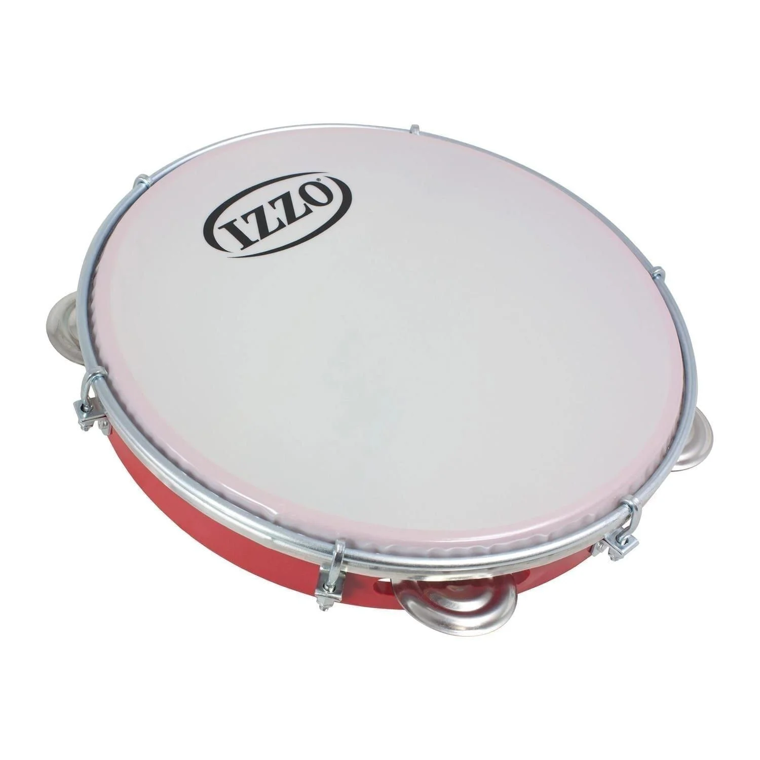 BS-pand10-Izzo - Pandeiro 10in diameter, Izzo - IZ3430-red
