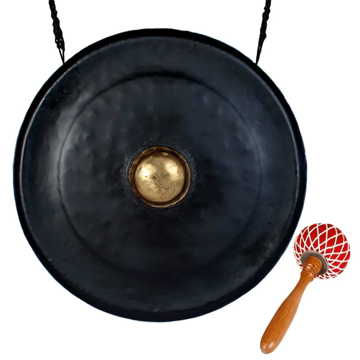 32 inch Gong (80cm diameter) premium, handcrafted Ageng Gong from Bali delivers warm, sustained tones with a brass-centred design.