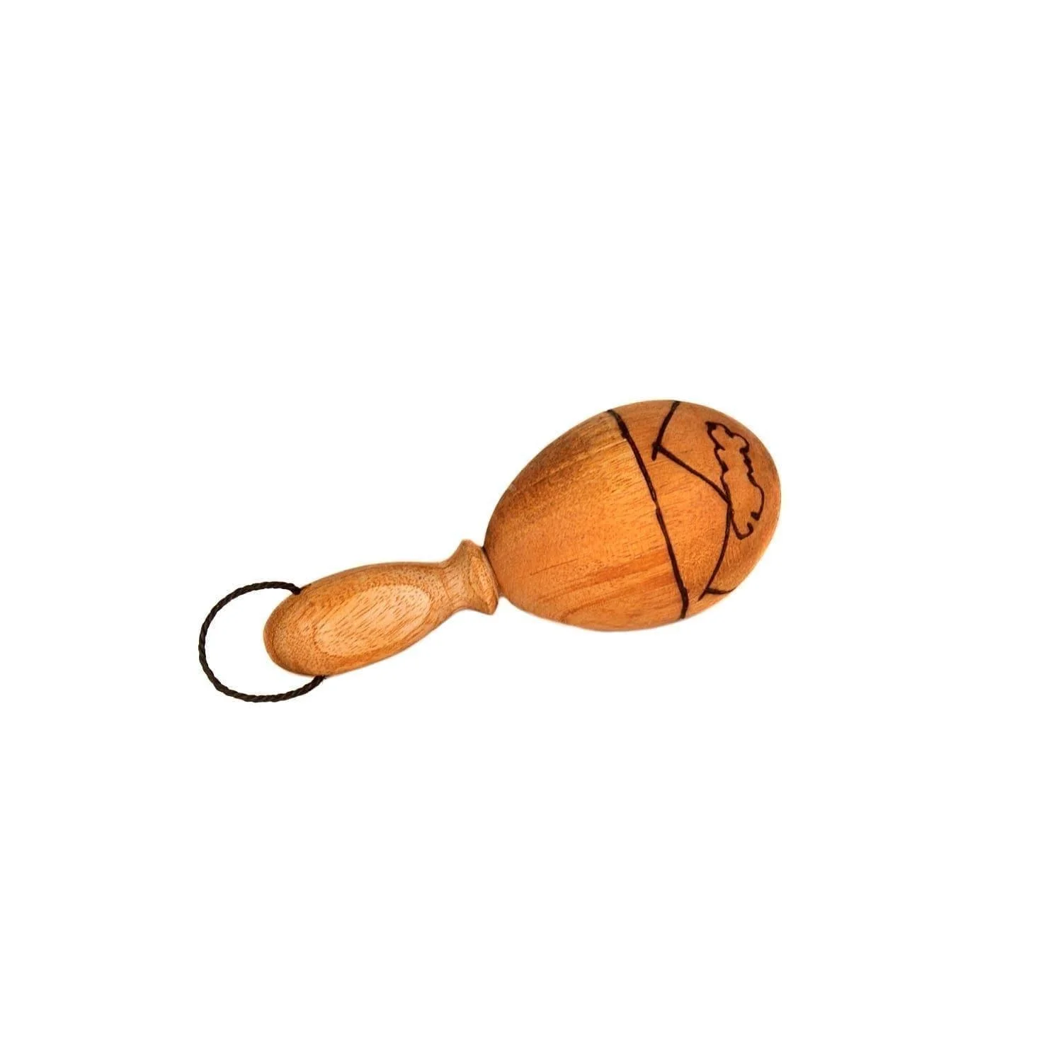 This is a product image of Drums for Schools Egg on Stick small, 5cm, Early Years
