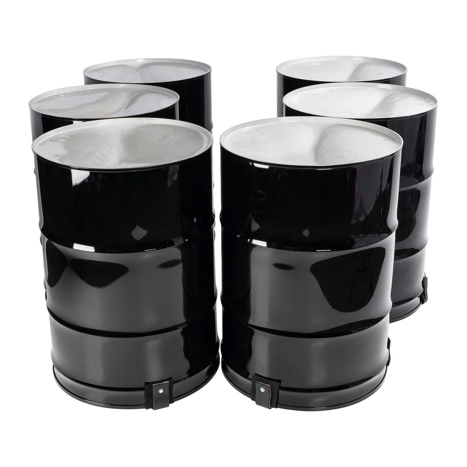 SP-sibastpa - Six Bass Steel Pans Panyard, painted, stands included - PP9125