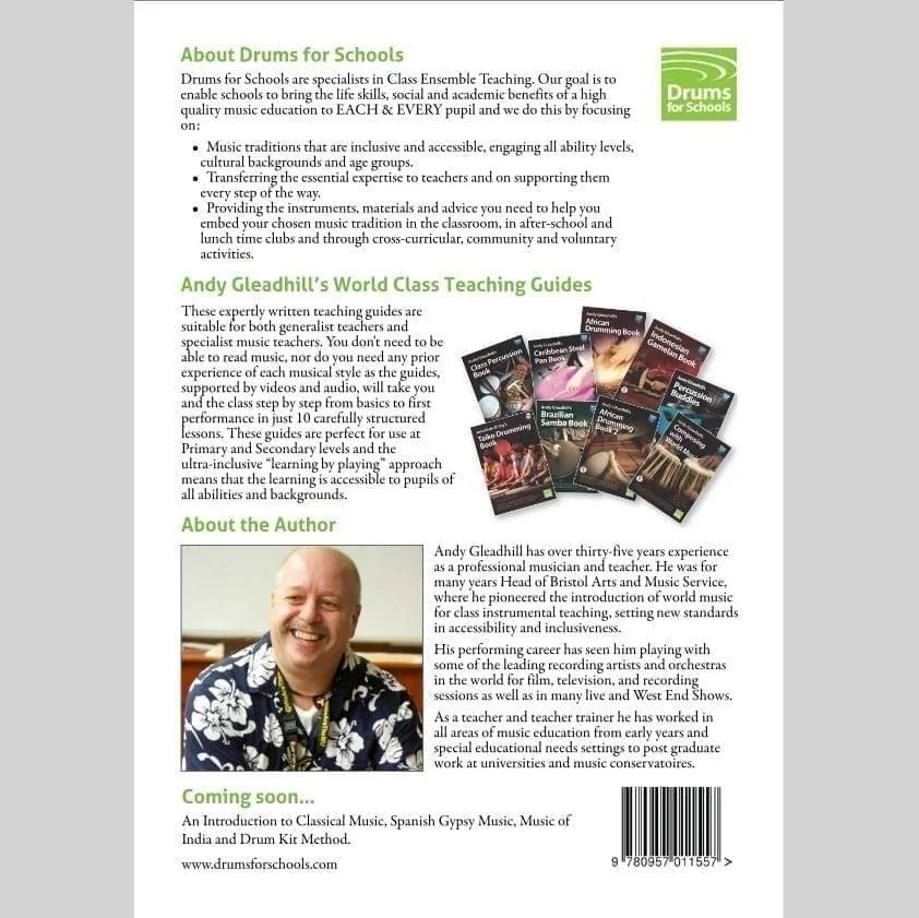 Back Cover of Andy Gleadhill African Drumming 2