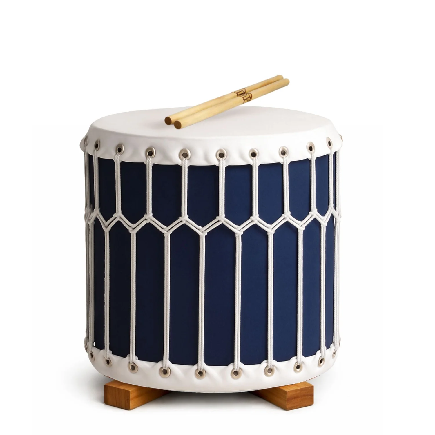 Japanese Taiko - Practice Drum Set (Drum, Stand and Bachi)