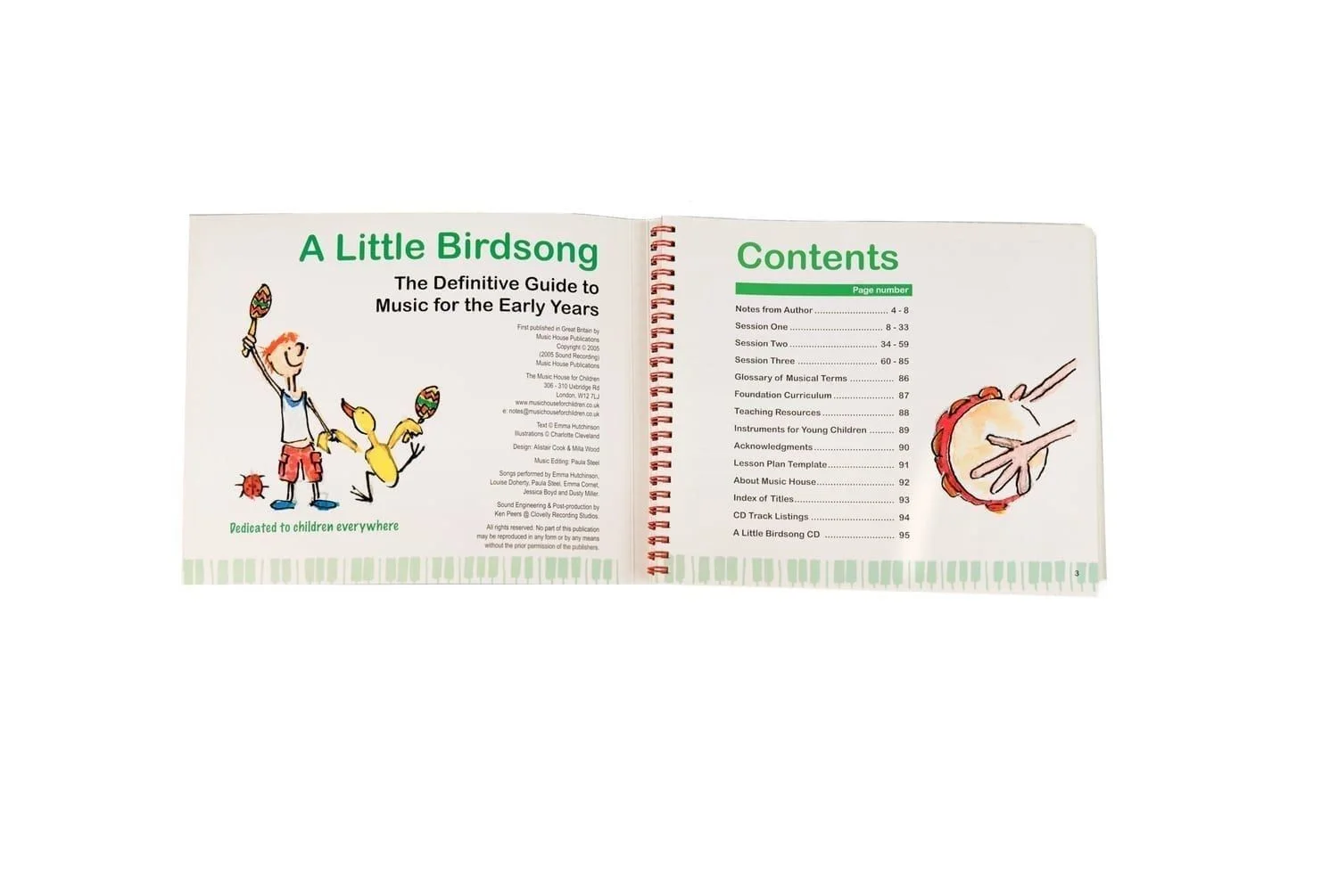 Little Birdsong Book One sample pages