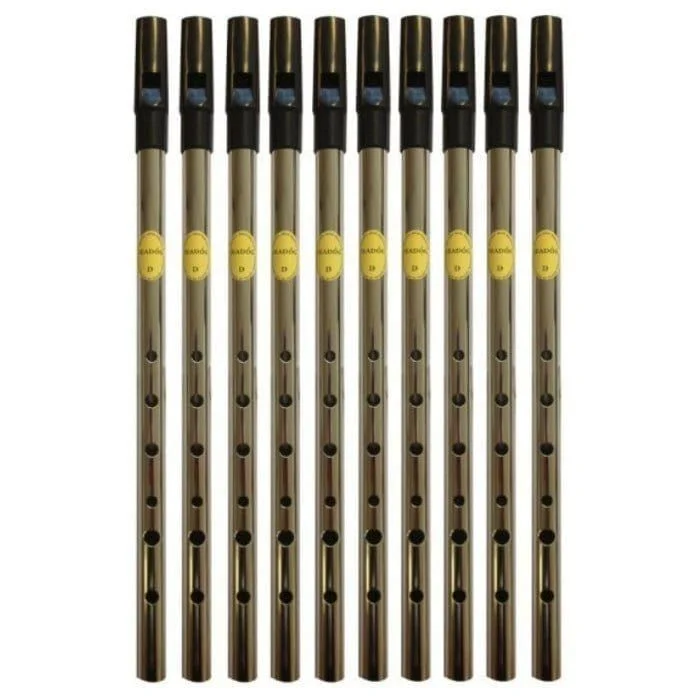 Feadóg Nickel D Whistle - 10 pack