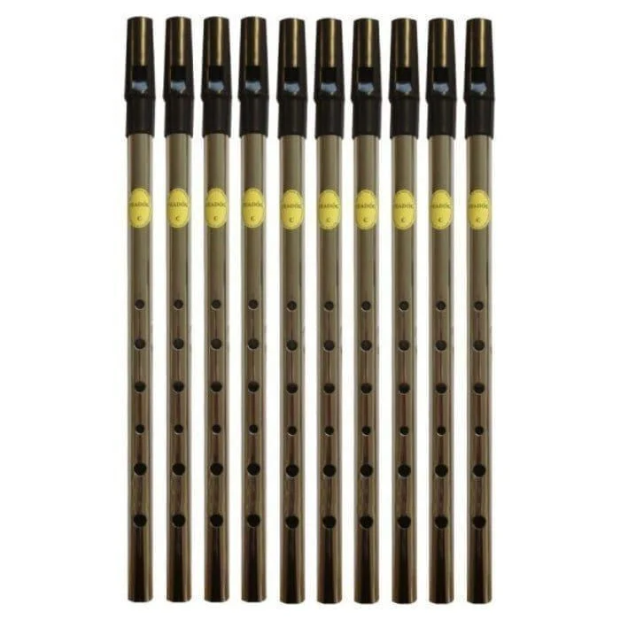 Feadóg Nickel C Whistle - 10 pack