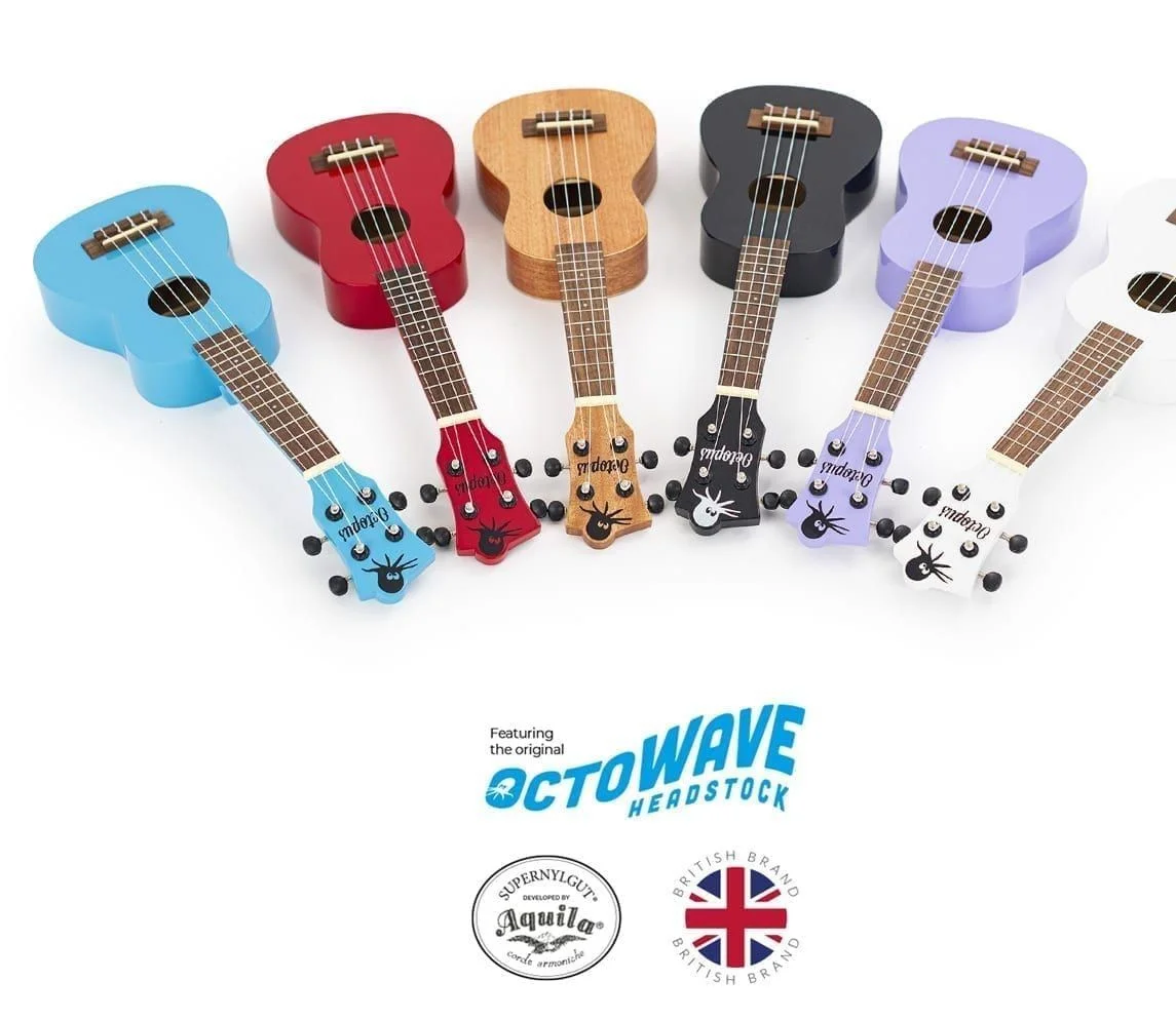 Image of Octopus Ukulele available colours