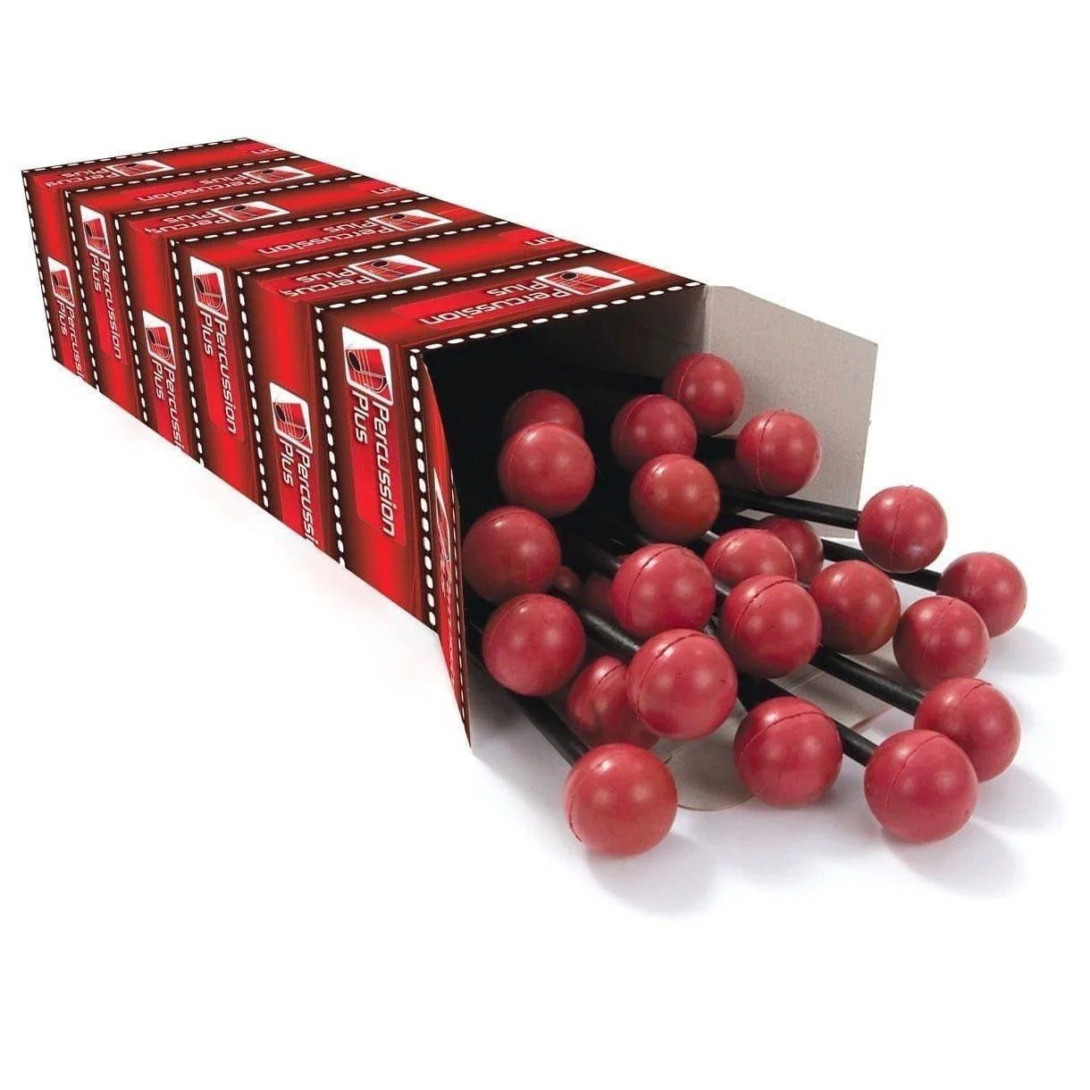 Percussion Plus medium rubber beaters PP383 - pack of 25.