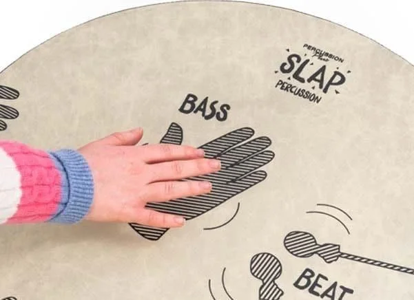 Image of PP Slap Percussion - Gathering Drum - played