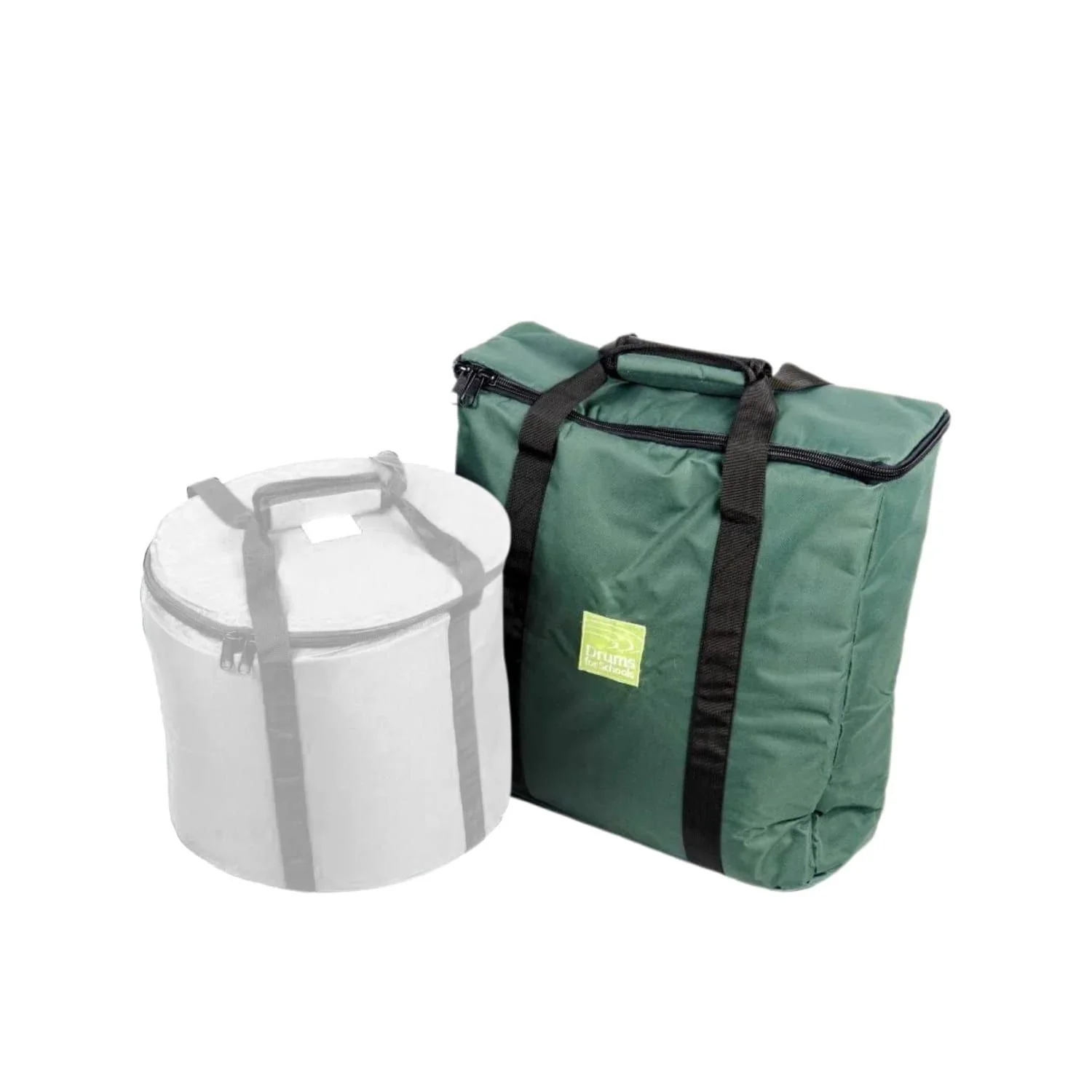 5 Jumbie Jam Z Stands Storage Bag (green) for five metal floor-standing Z stands - stands only