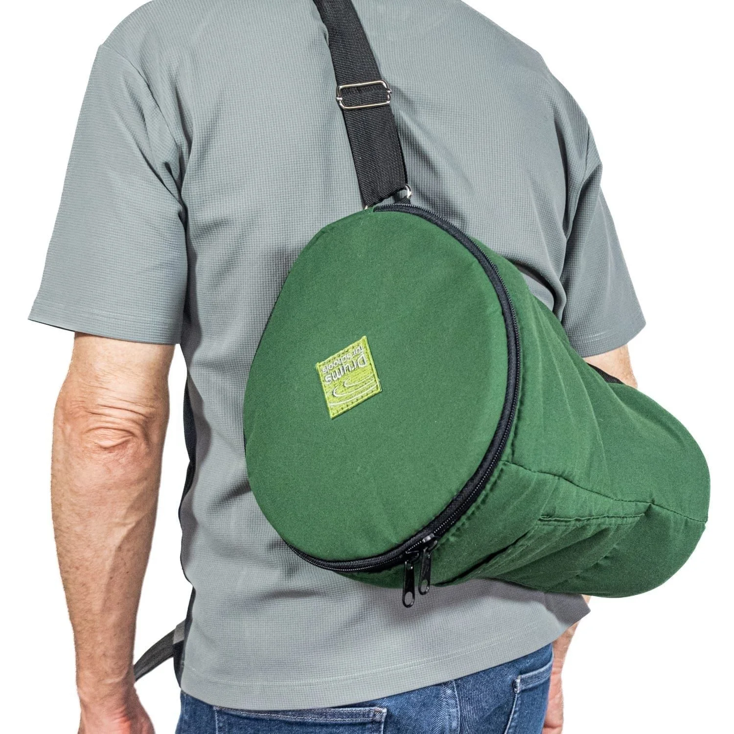 AD-BAcodj0835-Djembe-Drum-Bag-Standard-8in-diameter-35cm-high-cotton-Carried-back